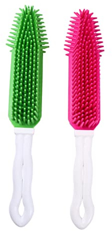 KOMBIUDA Spazzola Adesiva Levapelucchi in Silicone per Rimuovere Peli e Nodi, Strumento Toelettatura per Cani e Animali Domestici, Confezione da 2
