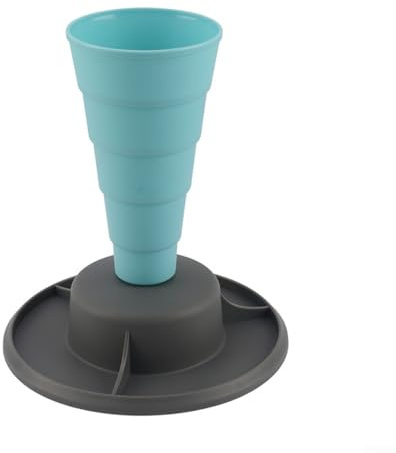 Foldable Pastry Bag Stand with Sturdy Base for Baking Accessories to Keep Piping Bags Stable and Organized Cake Nozzle Storage Tray