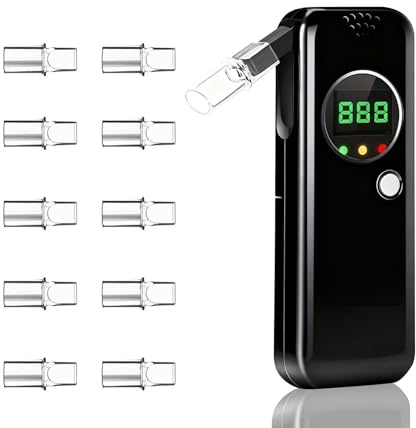 Ketone Testing Meter for Blood and Breath Analysis, Digital Display, Portable Health Monitor (mmol/L)