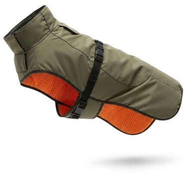 Hundemantel Grosse Hunde mit schlanker Stratur – Regenmantel Hund wasserdicht mit Bauchschutz – Hundejacke große Hunde & Hunderegenmantel für Regen & Nässe