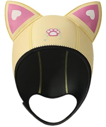 Cappuccio per – Cappuccio da immersione con orecchie di gatto | Cappello in neoprene con orecchie da gatto da 3 mm, tappi in neoprene per immersioni subacquee, sport acquatici e immersioni