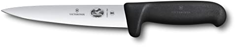 Victorinox Fibrox Kochmesser, Stechmesser, Extra Scharfe Klinge, Rostfreier Stahl, Spülmaschinengeeignet, Swissmade