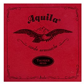 Aquila 91U THUNDER REDS®, BASS Ukulele/Ashbory Set 4-string, GDAE Tuning