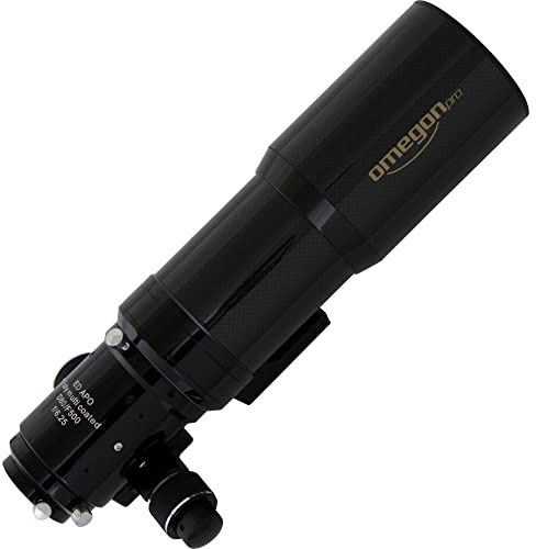 Omegon Apochromatischer Refraktor Pro APO AP 80/500 ED Carbon OTA + Field Flattener