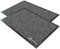 VOUNOT Juego de 2 Felpudos Entrada casa, Alfombra Exterior para Puerta, Impermeable Antideslizante Lavable, Alfombra para Interior y Exterior, 40x60cm, Antracita