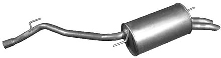 IZAWIT 23.075 Endschalldämpfer Hinten Kompatibel mit VW Transporter T4 Bus 70B, 70C, 7DB, 7DK, 70J, 70K, 7DC, 7DJ JZW253609BP 074253609AL