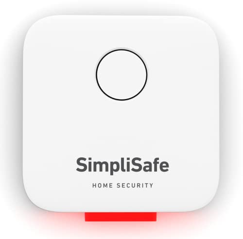 SimpliSafe Bell Box - Wireless External Siren with 105db Alarm and Red Flashing LED Security Light Deterrent. Compatible with SimpliSafe Home Security System Only