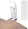 Runesol Lampe de Lecture Blanc, Lampe Livre USB Rechargeable, Liseuse 3 mode Couleurs (Chaud, Naturel, Lumineux), 5 LED Lampe de Lecture pour Lire au Lit, Reading Light, 80 Heures Charge Lumiere Livre