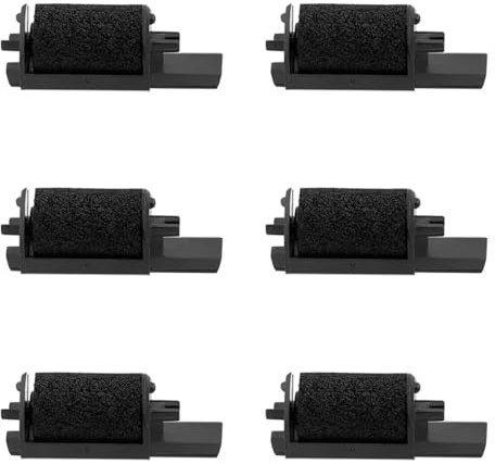 WANGCL 6 Pack Ribbon Ink Roller for IR-40 Cash Register Calculator Printer Compatible with Sharp XE-A101 XE-A102 XE-A106 XE-A110 and XE-A120