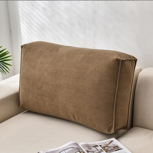 GOFOHIMI Weiches Rückenstützkissen, atmungsaktives Kopfteil-Lesekissen, gemütliche Sofa-Stuhl-Stützrolle, langlebige Nachttischauflage, Bett-Taillenkissen mit maschinenwaschbarem Bezug
