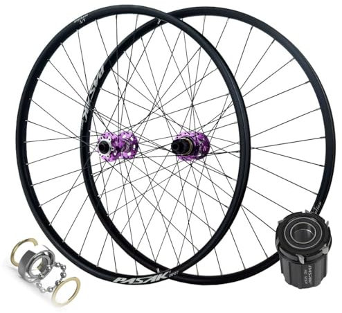 DYSY 26 Zoll 27,5 Zoll Mountainbike Laufradsatz, Aluminiumlegierung Scheibenbremse 29 Zoll MTB Fahrradräder 32H Felge 100x148mm for 7/8/9/10/11 Geschwindigkeit (Farbe : 100MM*148MM, Size : 29 ER)