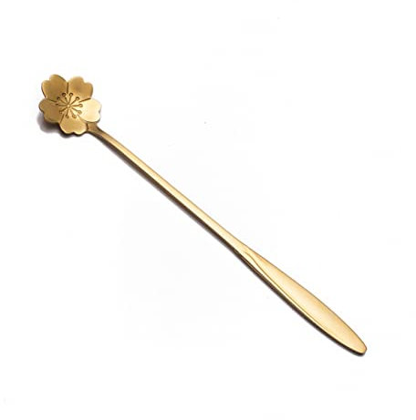 Hoement Rührlöffel-set 3-teilig Griffform Löffel Edelstahlfarbe Für Cocktails Desserts