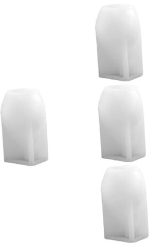 SEWACC 4 Stücke Ostern Silikon Formen Bunny Kerze Form Handwerk Silikon Form Für Dekorationen