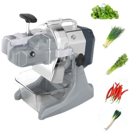 Tagliaverdure Commerciale Da Tavolo, Taglierina Elettrica Per Verdure Sminuzzata Da 300 W, Alta Velocità 1500 Giri/min, Affettatrice Impermeabile Rimovibile Per Erba Cipollina, Peperoni, Sedano, Porri
