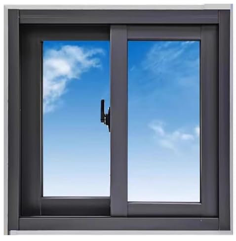 Horizontal verschiebbares Schuppenfenster aus Metall, Dachfenster aus Garngeflecht mit Sichtschutz, Unterputzfenster for Garagenschuppen, Hühnerstall(WxH 30x18in(76x46cm))