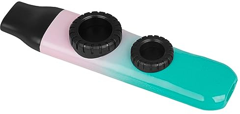 Doppelloch Kazoo 1 Satz aus Abs mit Zubehör für Altersgruppen | Leicht zu Erlernen, Einfache Struktur, für Außenbereich Geeignet, 1 Satz mit Zubehör