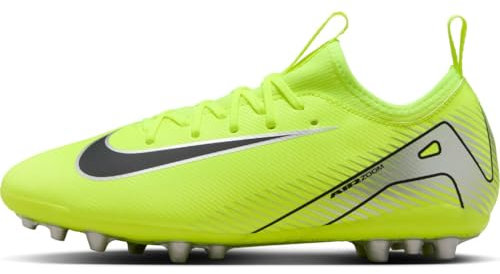 Nike Jr. Mercurial Vapor 16 Academy AG Low-Top (jüngere/ältere Kinder) Fußballschuh, Volt/Black, 36 EU