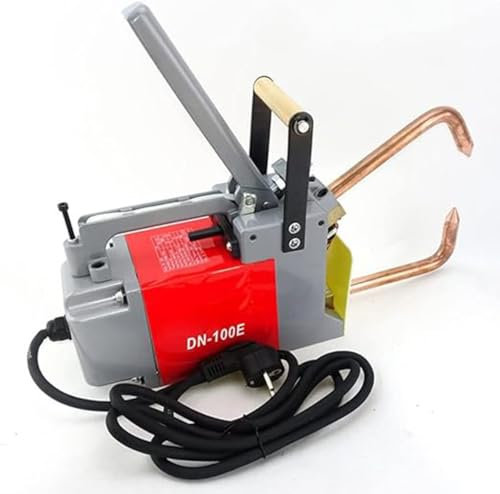 Saldatrice a punti portatile, spessore di saldatura 1,5+1,5 mm di lamiera d'acciaio, saldatrice a punti a resistenza portatile, saldatrice di testa a soffietto per ponte, connettore per cinghia d'ac