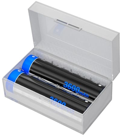 Neuer 0-Zyklus 3,7V Hohe Kapazität 3600mAh NI-MH Akku Batterien für LED Stirnlampe, Powerbank-2 Stück