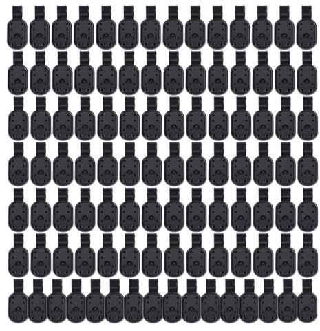 Clip para Malla de Sombra Alta Resistencia - Reutilizables Para Malla de Sombreado - Sujetador de 100 Unidades para Red Antipájaros, de Sombra e Invernadero