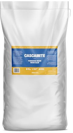 Cascamite Adhesive Powdered Resin Wood Glue, Weatherproof, Strong bond, Used for Joinery, Cabinetmaking, and General Woodworking - 25kg