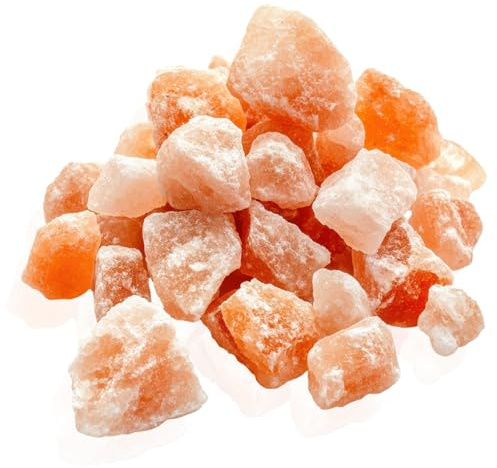 Pure Himalayan Salt Chunks 2kg Natural Glow Pink Himalayan 50-70mm Rock Salt Crystal Rocks Chunks Sole Food Grade Bath Salt Spa Inhaler Rock Salt Crystals Pack of 2kg