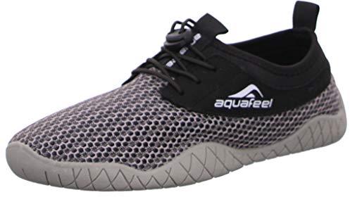Fashy Aquafeel aqua sko hav badsko, - grå svart - 39 EU