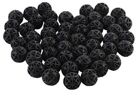 Balacoo 100Pcs Bio Balls Filter Media Biochemical Ball for Aquarium Fish Pond Fish Tank (16mm)