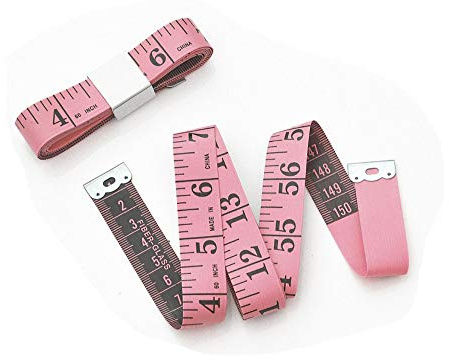 WINTAPE Metro a nastro per sartoriale per Sewing, morbido doppio metro a nastro, 150 cm, misura del corpo e della circonferenza, per sartori, artigiani e famiglie