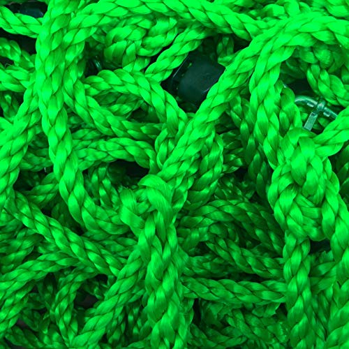 Loggyland Kletternetz 2,00 Meter hoch, 0,75 Meter breit, Verschiedene Netzfarben zur Auswahl HxB 2,0x0,75 ohne Holzkonstruktion (HELLGRÜN) (hellgrün)