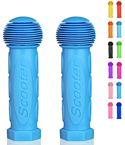 OTFAITP 1 paio di manopole per manubrio da bicicletta per 2 – 3 – 4 ruote per bambini, monopattini, altalena (blu cielo)