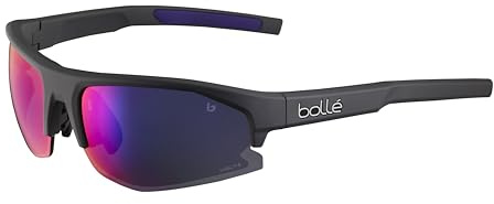 bollé BOLT 2.0 Titanium Matte - Volt+ Ultraviolet Polarized - Sunglasses - Titanium Matte - Volt+ Ultraviolet Polarized - Size L - Unisex - Adult