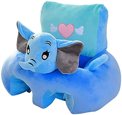 Zinsale Kinder Plüschsessel Baby Sofas fürs Kinderzimmer Kuscheltier Ausgestopftes Tier Kindersessel Lesesofa Weiches Sitzkissen Plüschtiere Kleinkindmöbel (Elephant)