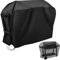 Bemece Grill Barbecue Cover, Waterproof, Dustproof, Anti-UV 420D Oxford Heavy Duty Gas BBQ Cover(147x61x117cm)