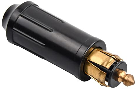 Orenge Zigarettenanzünder Stecker Europäischer Standard 12V Hella DIN Stecker reines Kupfer Adapter DIY Netzteil für Auto und Motorrad Zigarettenanzünder