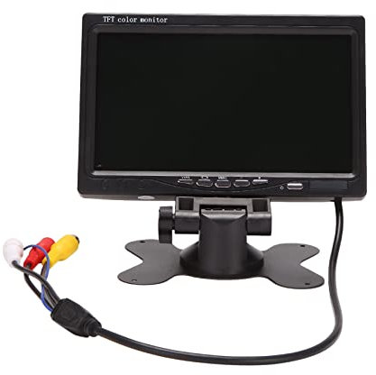 RUSWEST 12V24V 7 Pouces TFT LCD Couleur Moniteur HD pour Voiture CCTV Vue CaméRa de Recul Accessoires éLectroniques Automobiles