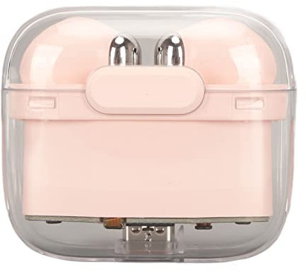 J207 Sprachübersetzer-Ohrhörer, Kabelloses Bluetooth-Übersetzergerät, Unterstützt 144 Sprachen Online-Übersetzung, Übersetzer-Headset für das Lernen auf Geschäftsreisen (Rosa)