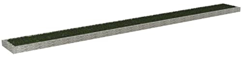 Gecheer Gabionen-Hochbeet Drahtkorb Gabionen-Pflanzkorb Steinkorb Gabionenkörbe Steinkörbe Blumenkasten Gabione Pflanzkübel Verzinkter Stahl 1000x100x20 cm