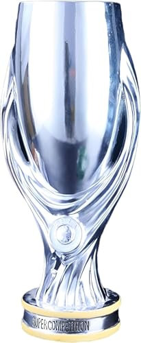 Europa-Super-Cup-Trophäe, Nachbildung des Fußballmeisters, Souvenir, Sammlerstück, Heimbüro-Dekoration, 32 cm