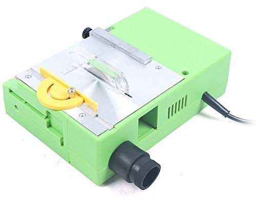 Mini sega circolare da tavolo, 480 W, 8800 giri/min, piccola sega da tavolo, portatile, per la lavorazione del legno, 265 x 195 x 80 mm