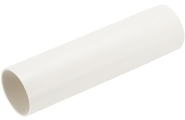 PATIKIL 50mm/2 Runde Lüftungsrohr, 8 Langer Kunststoff-Rohrverbinder für Luftentlüftungsabflussrohrverlängerung