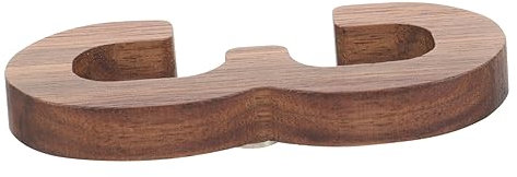 POPETPOP Numéros De Maison En Bois De Noyer Foncé 3d Magnétiques Surdimensionnés Pour Extérieur, Chiffres Modernes D’adresse, Kit De 1 Numéro Pour Porte Et Boîte Aux Lettres, Solide Et Visible