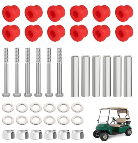 Genérico Golf-Trolley-Teile – mit langlebigen Gummischrauben für Sport, Reparaturset für Golfwagen, für Reisen, Boot, Training, Hof