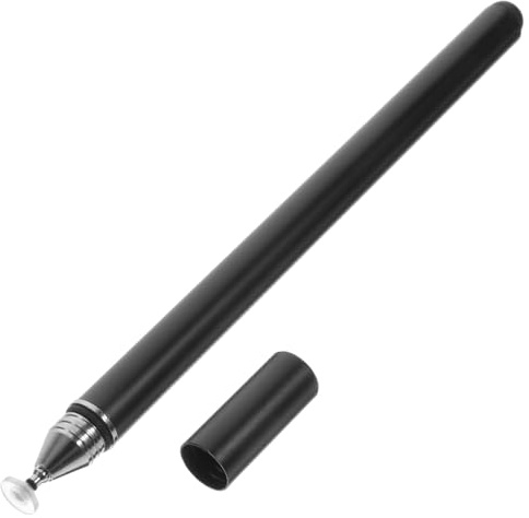 Gatuida Stylet Capacitif Double Tête Noir Ventouse Transparente Stylet pour Écrans Tactiles Compatible Tablettes et Téléphones Dessin et Écriture sur Tablette Tactile Portable