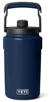 YETI Silo Half Gallon (1.89L) Jug with 100% Leakproof Chug Cap, Navy | Insulated Water Bottle for Ice Cold Drinks, Large Water Bottle for Sports & Training, Dishwasher Safe