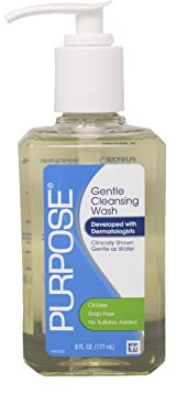 Purpose Gentle Cleansing Wash, 6-Ounce Pump Bottle