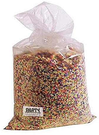 PARTY DISCOUNT ® Sack mit 10 kg Konfetti, bunt