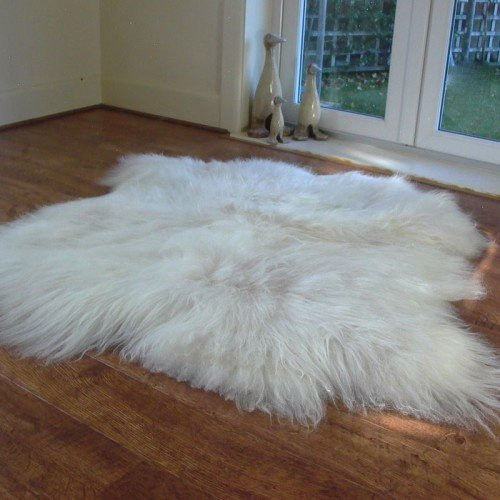 Tappeto in pelle di pecora islandese – naturale double – 2 pelle