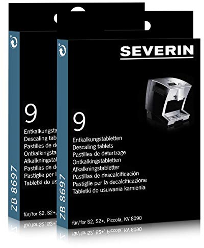 Severin Entkalkungstabletten 9 Stk. für Kaffeevollautomaten ZB 8699 (2er Pack)