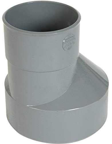 réduction - mâle / femelle - extérieure excentrée - diamètre 80 / 63 mm - nicoll ir2